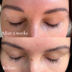 Wolfe Peptide Lash Serum before and after results