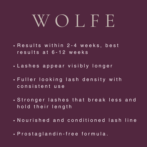 Wolfe Peptide Lash Serum